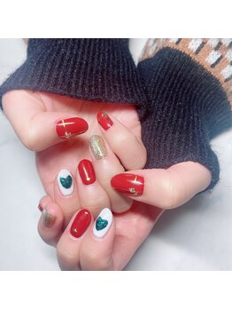 ラドール(La Dhole)/ぷっくりハートネイル