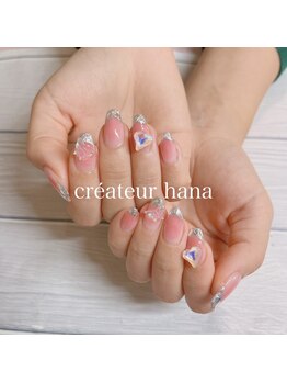 クレアトゥール 華/ワンホンネイルガラス