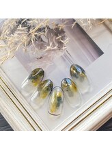 セプトネイル 函館店(SEPT NAIL)/４月大人かわいいサンプル6930円