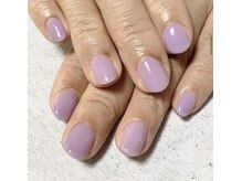 ラッキースター(Lucky Star)/透け感パープルネイル