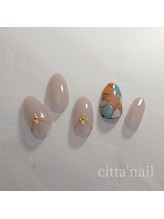 プラスチッタ(hair make salon plus citta')/リゾート感ネイル