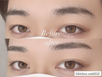 ヒトヘヤ 松江店/メンズアイブロウデザイン