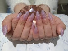 ネイルサロン グレイス(Grace)/【スカルプ】ラメワンカラー