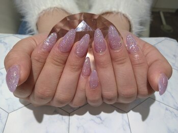 ネイルサロン グレイス(Grace)/【スカルプ】ラメワンカラー