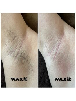 ホームプラスワクシング(Home＋waxing)/通常メニューにプラスでワキも♪