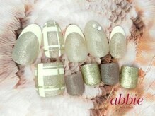 ネイルサロン アビー グランデュオ蒲田店(abbie)/whiteチェック◇¥12144/¥11330