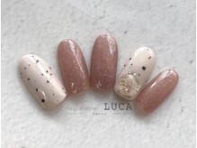 ネイルアトリエルカ(nail atelier LUCA)/R-7 冬っぽ大人可愛いネイル