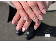 アークヘアーダイ ネイル アンド アイラッシュ(ARK HAIR DAI)/オフィス系シェルネイル