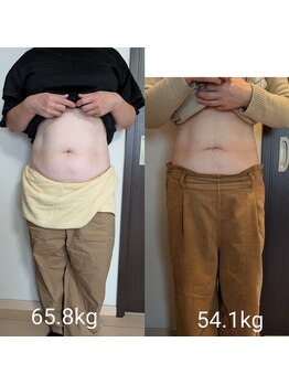 リルーチェ 倉敷(Riluce)/-11.4kgのbefore-after