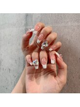 アンダーバーホワイトプラス 南海難波店(_WHITE+)/キラキラフレンチ