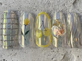 一輪挿しフラワー天然石 ¥14000