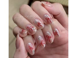 赤リボンxマグネット