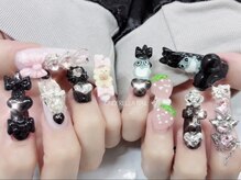 シンデレラネイル(CINDERELLA NAIL)/【チップ長さだしネイル】