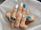 華やかネイルコース　¥7500