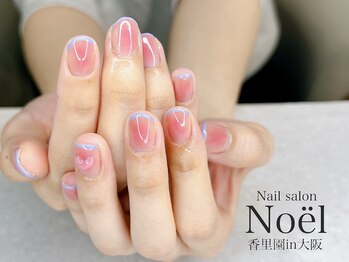 じゅんわりチークネイル