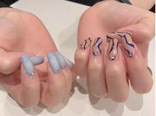 アイスタジオ アンド ダブルネイル 西院店(EYE STUDIO&W NAIL)/ガラスフレンチネイル