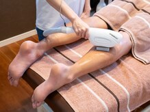 ひざ下脱毛の様子