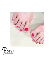 ネイルアトリエ ボン(nail atelier bon)/フットシェラックネイル