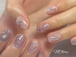 紫陽花ネイル