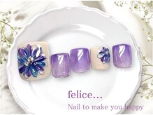 フェリーチェビューティー 大宮西口店(felice BEAUTY)/【定額フットデザイン】8500円