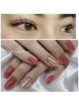 ミ シュエット(Me Chouette)の写真/【ネイルとまつげ同時施術が人気♪】フットとハンドネイルの同時も可能★時短メニューも◎