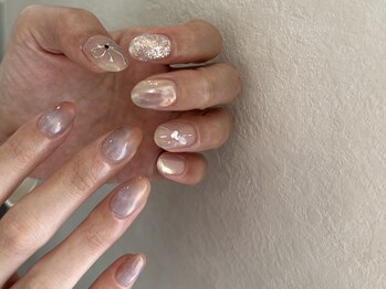 エティル(Etel atelier)/リボンネイル/ちゅるん