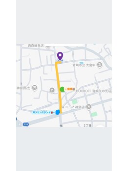 リラクゼーションサロン 掌/当店まで経路