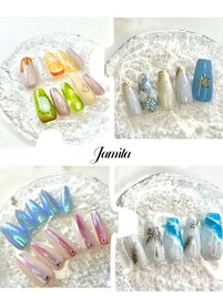 夏色・海ブルーアートネイル特集