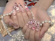モアネイル 新宿/ハートネイル/持ち込み/新宿