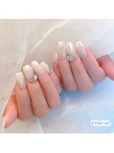チャコネイル(chaco-nail)/ホワイト×ワンホンネイル