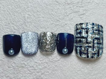 ネイルビート(NAIL BEAT)/ツイードネイル　フット