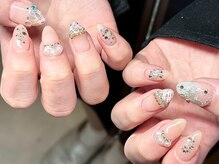 ヌル ネイル 堀江(NURU NAIL HORIE)/シンプルガーリーイエベワンホン