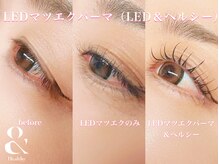 エアーグロー(airglow)の雰囲気（LEDマツエク装着後にマツパ施術（同時施術を&ヘルシー）持続力UP）