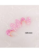 ネイルズ ココ(nails COCO)/シースルーネイル