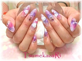★タイダイ×３Ｄフラワー★