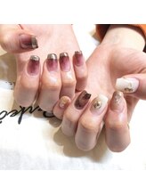 アース ネイルアイラッシュ 前橋店(EARTH Nail&Eyelash)/ニュアンスネイル7980円