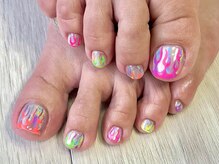 ティーエス ネイル ガーデン(T.S Nail Garden)/ユニコーン蛍光ファイアー