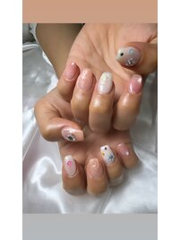 夏/ニュアンスネイル