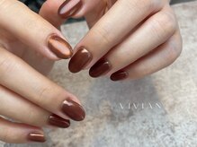 ヴィヴィアン ネイル(Vivian nail)/ボルドー　上品　ちゅるん
