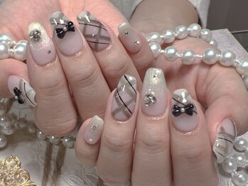 モアネイル 新宿/ワンホンネイル/持ち込み/新宿