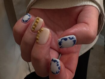 アイネイルズ 天神今泉店(I-nails)/【kie.h】陶器ニュアンス