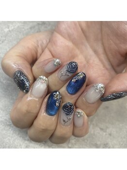 ネイルサロンファストネイルプラス 新宿店(FAST NAIL PLUS)/2025夏ネイル【バラネイル】