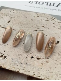 インクネイル×箔gold