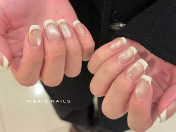マリーネイルズ 心斎橋店(MARIE NAILS)/新規様¥9,900 水光 1127d