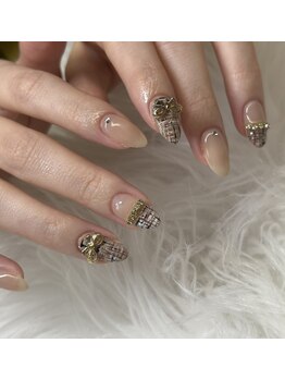 チャイ 大阪上本町店(chai)/ツイードネイル