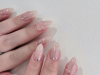 ルネネイル(Lune nail)/ミラーネイル