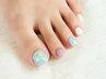 【足元も華やかに】 （ご新規様オフ込） Foot デザイン定額 ￥9,500