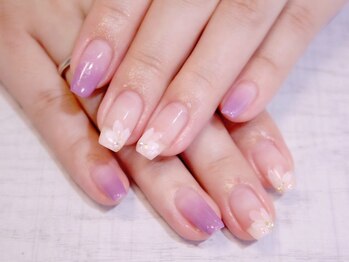ラルネイル 大宮(Lull. nail)/*フラワー*グラデーション*