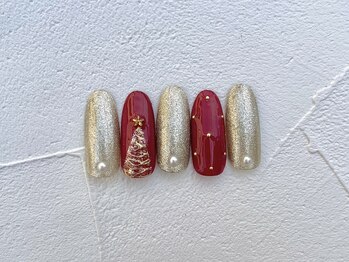 トータルビューティー パッション 茨木(Total Beauty Passion)/クリスマスツリーネイル