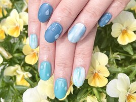 持ち込みバイカラーネイル！